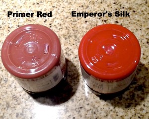 Primer Red vs Emperor's Silk www.frontporchmercantile.com