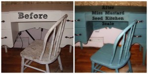 before and after by client Front Porch Mercantile