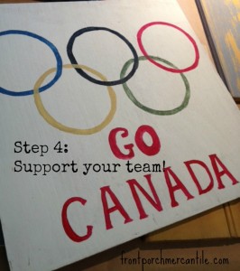 frontporchmercantile.com making an Olympic sign