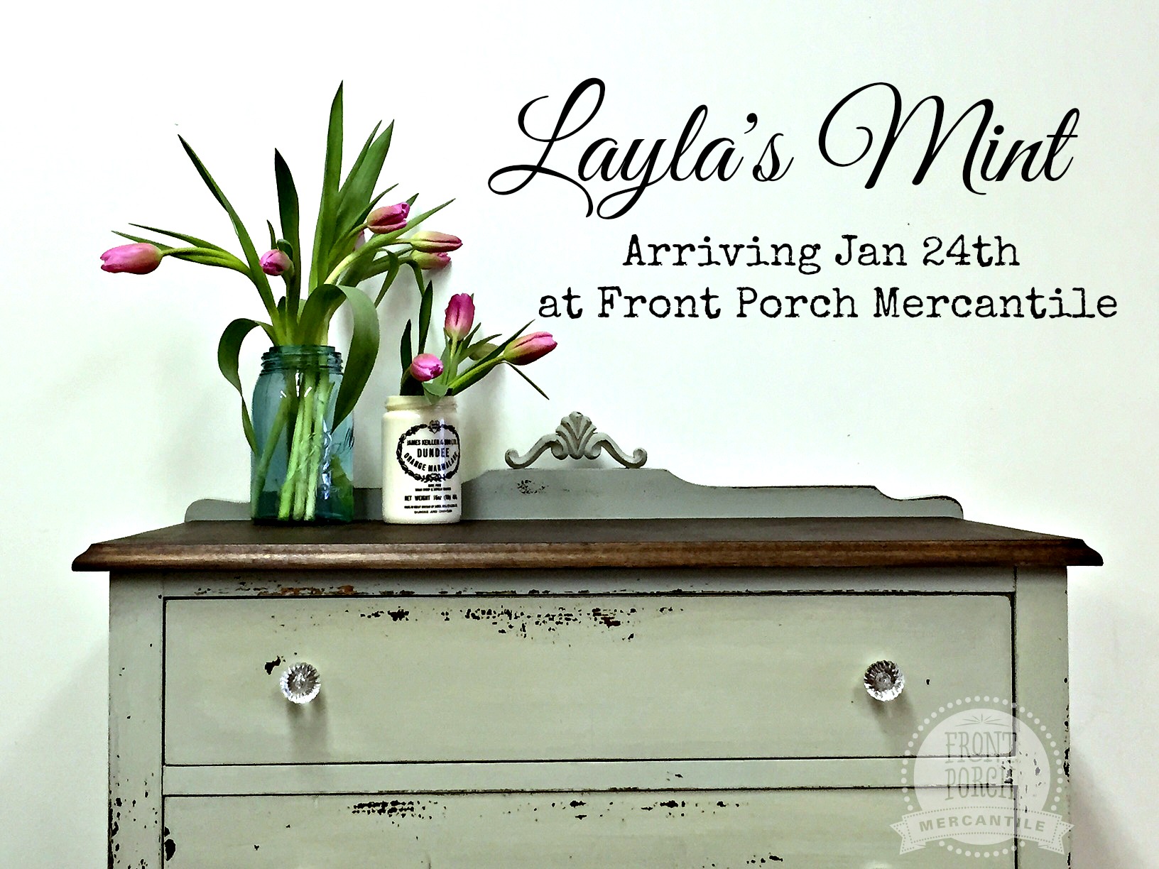 Layla's mint at Front Porch Mercantile