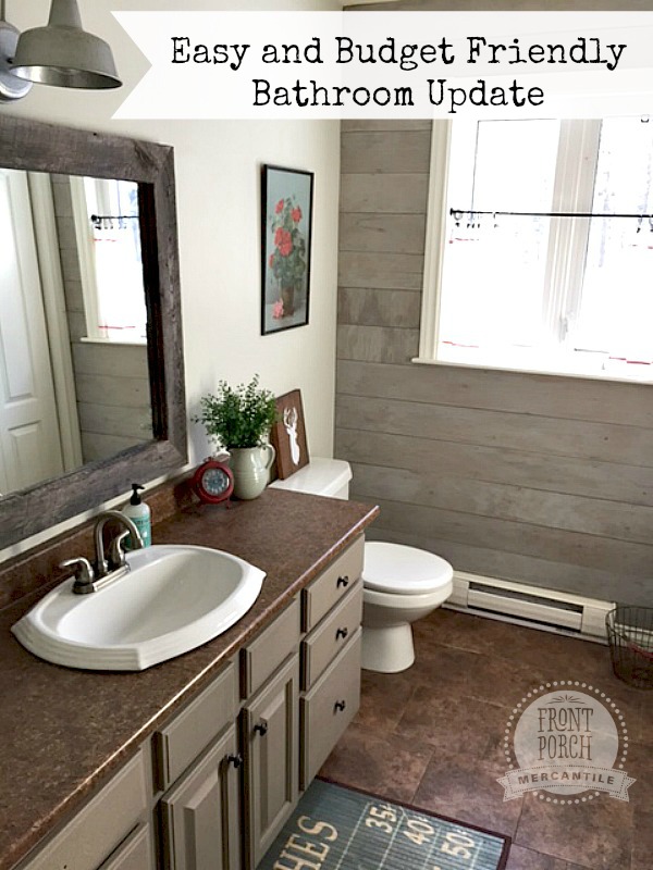 Easy bathroom update - Front Porch Mercantile