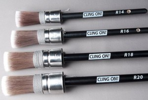 Cling on Round Brushes are amazing to work with