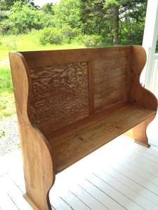 Pew before - Front Porch Mercantile