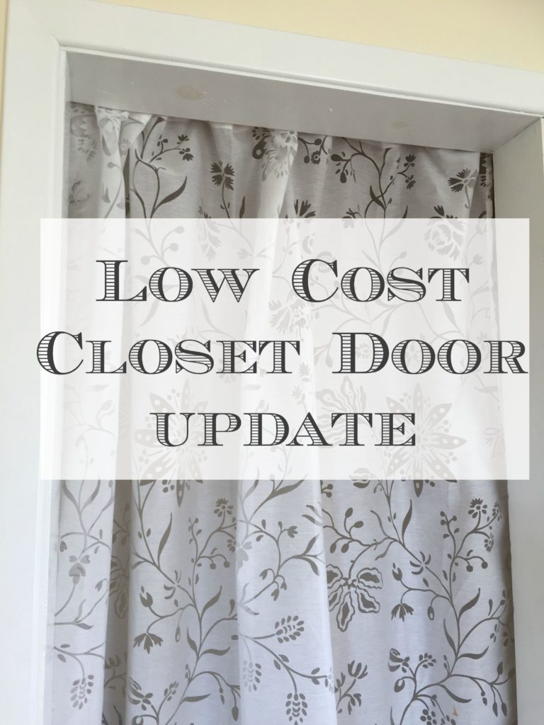 Easy Affordable Closet Door Solution