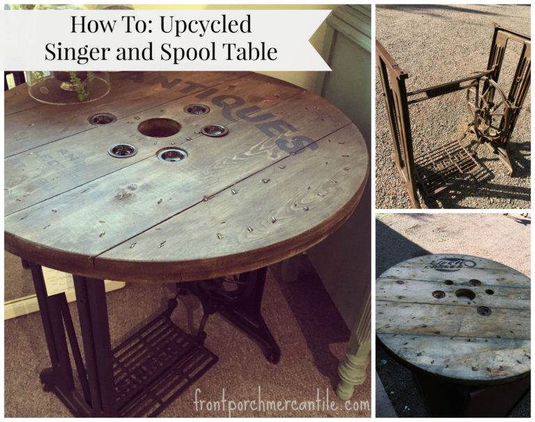 Upcycled Spool Table