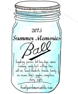 Mason Jar Summer Memories from Front porch Mercantile