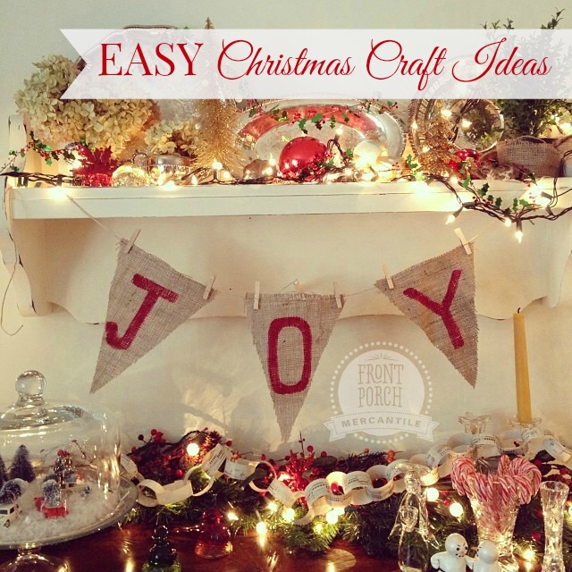 Easy Christmas DIY Ideas Front Porch Mercantile