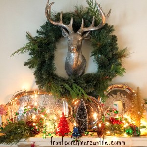 Stag Head for Christmas at Front Porch Mercantile