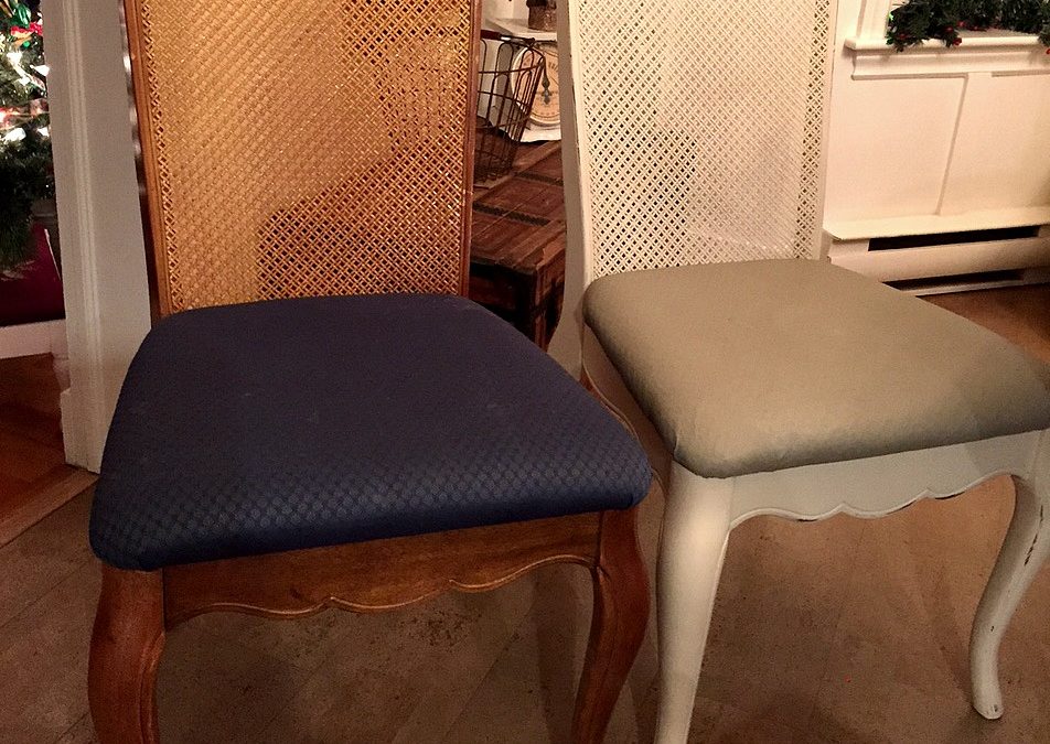 Dining Room Chair Before and After