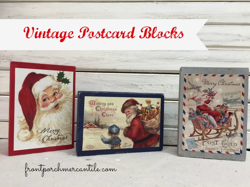 Vintage Postcard Blocks