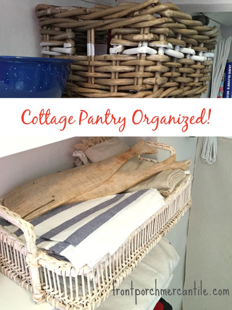 Cottage Pantry Organized On an Itty Bitty Budget