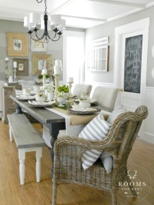 beautiful beach farmhouse look from Bre at Rooms for Rent - a favourite look