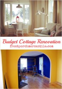a budget cottage renovation from Front Porch Mercantile