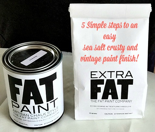 5 EASY steps to a sea salt vintage look with FAT Paint