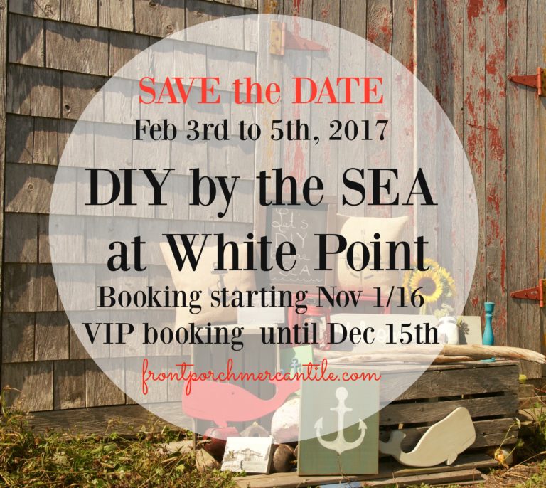 Save the Date – A DIY By the Sea Retreat