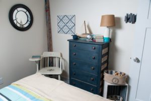 MMS Milk Paint and creativity were used to finish this dresser and great desk in the sons room