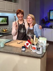 Great crew at CTV morning live - thanks Heidi for being such a pro and awesome painter