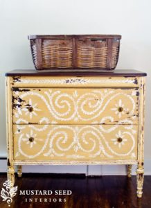 Beautiful hand painted dressers is not do able for everyone, we now have hand painted stencils available from MMS