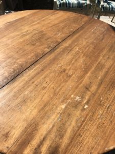 Oak Table removed by Front Porch Mercantile