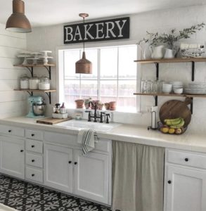These shelves inspired Front Porch Mercantile's kitchen reno