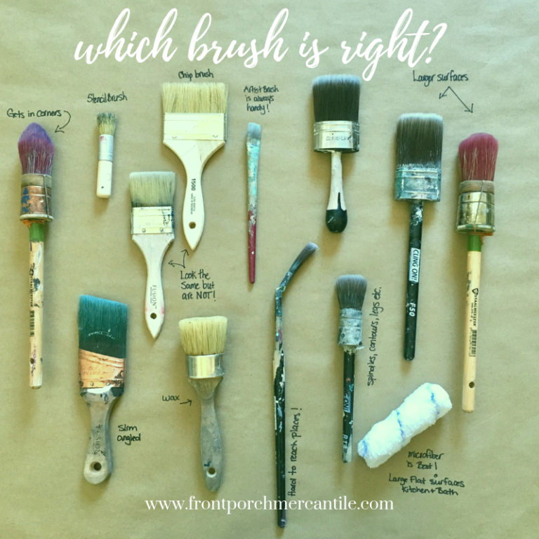 How To Select The Right Paint Brush For The Job